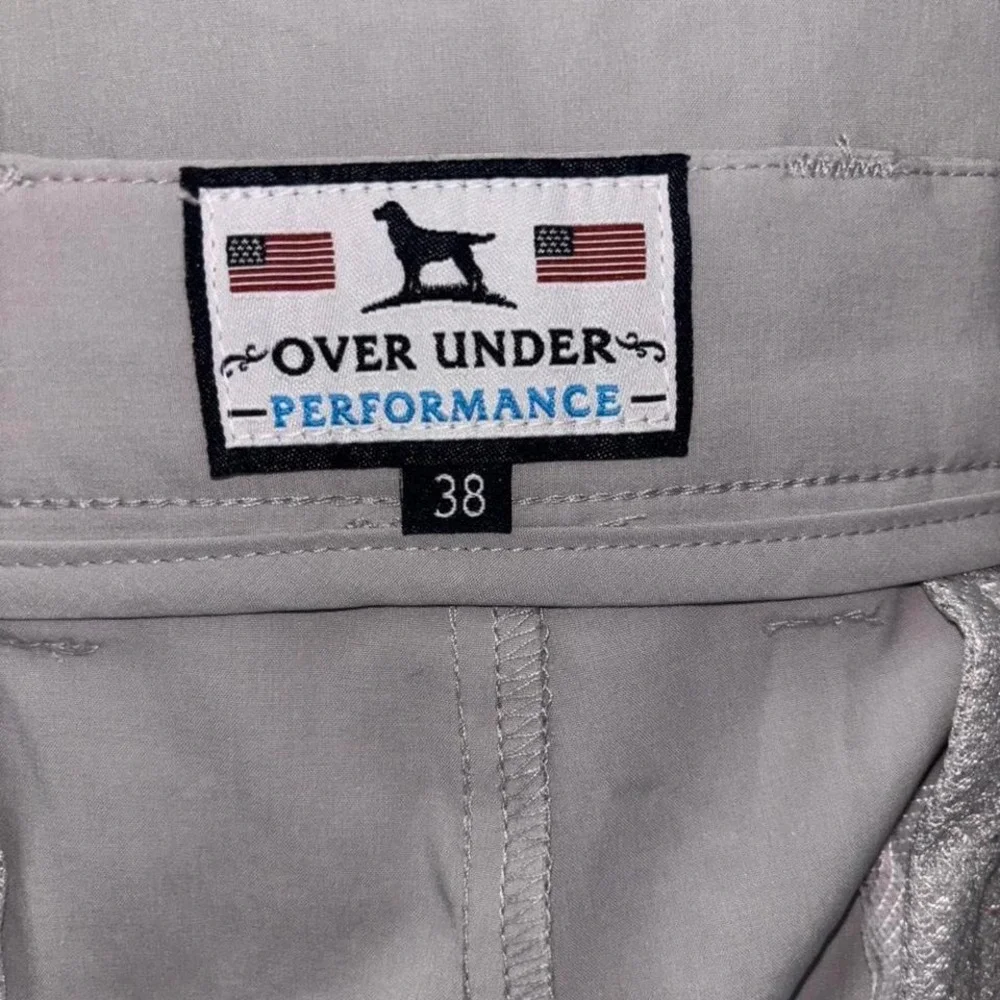 Over Under Performance grey shorts Size 38 #golfwear‎ #athletic